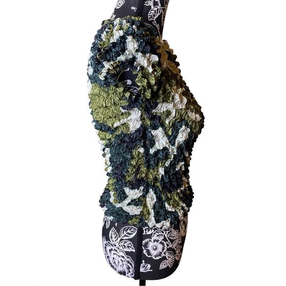 Vintage 90s Popcorn Top T Shirt Blouse Coquette Cottage Fairy Hippie Nostalgia - Picture 4 of 11